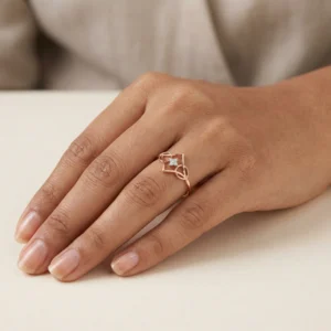 Rose Gold Diamond Ring