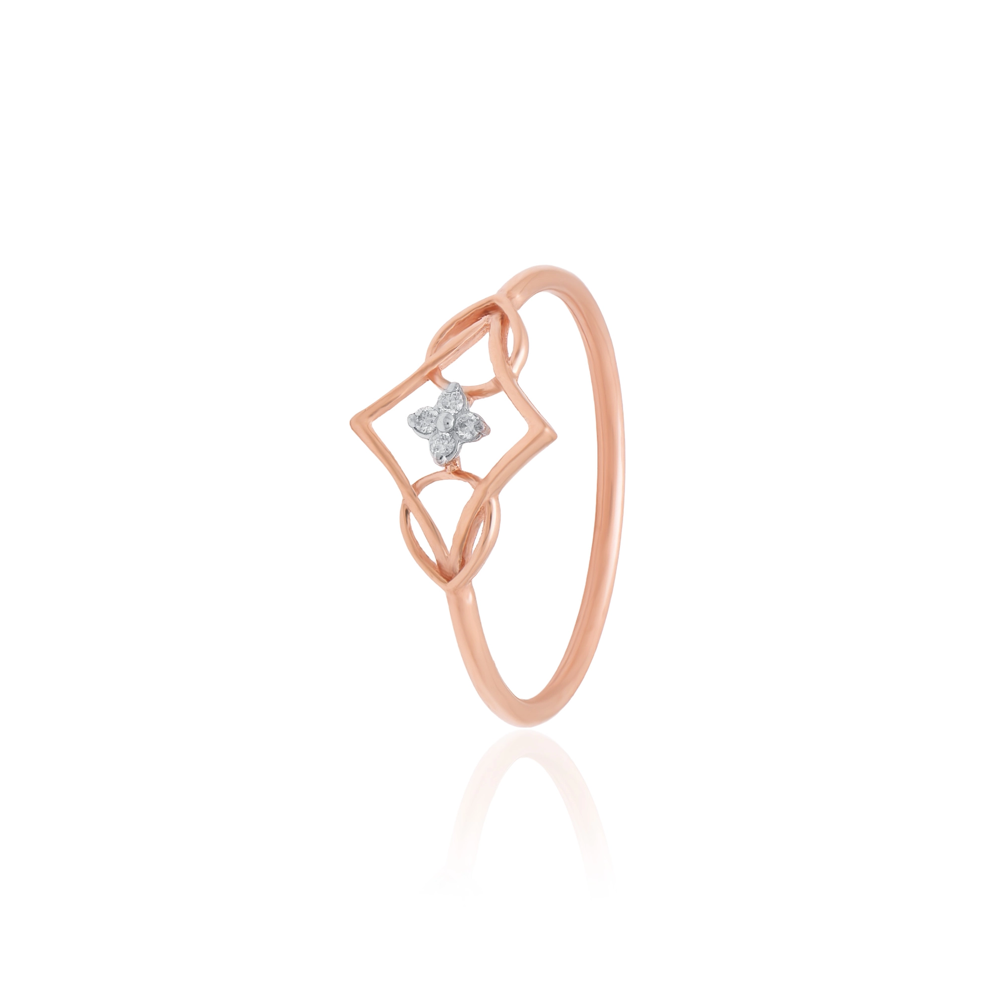 Rose Gold Diamond Ring - Image 3