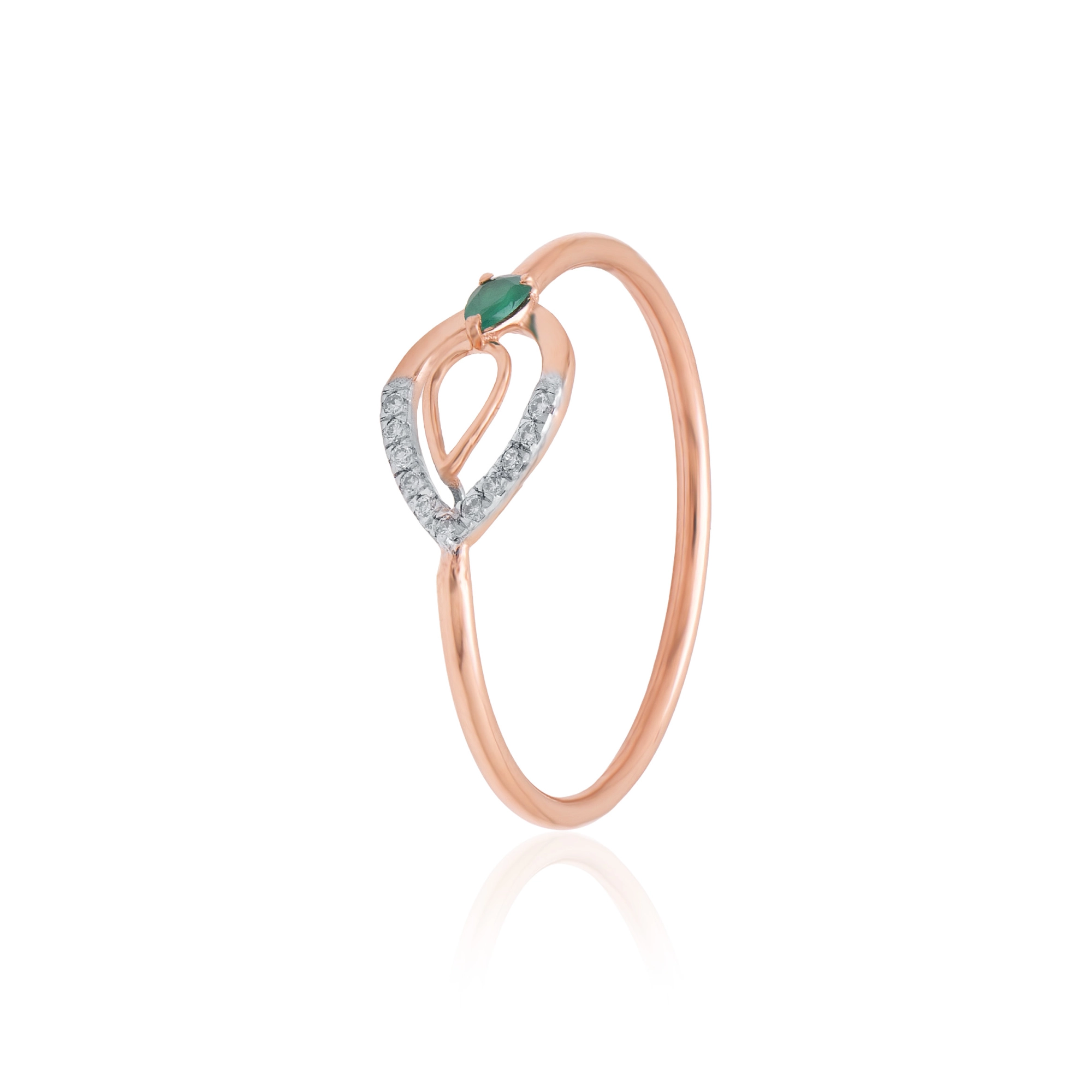 Rose Gold Diamond Ring - Image 3