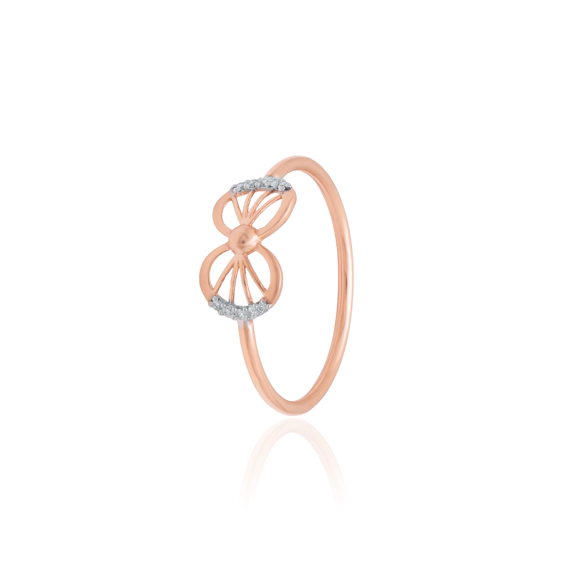 Rose Gold Diamond Ring - Image 3