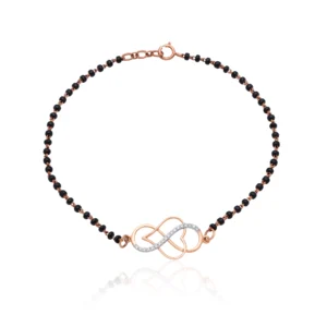 Rose Gold Diamond Mangalsutra