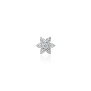 Yellow Gold Diamond Nose Pin