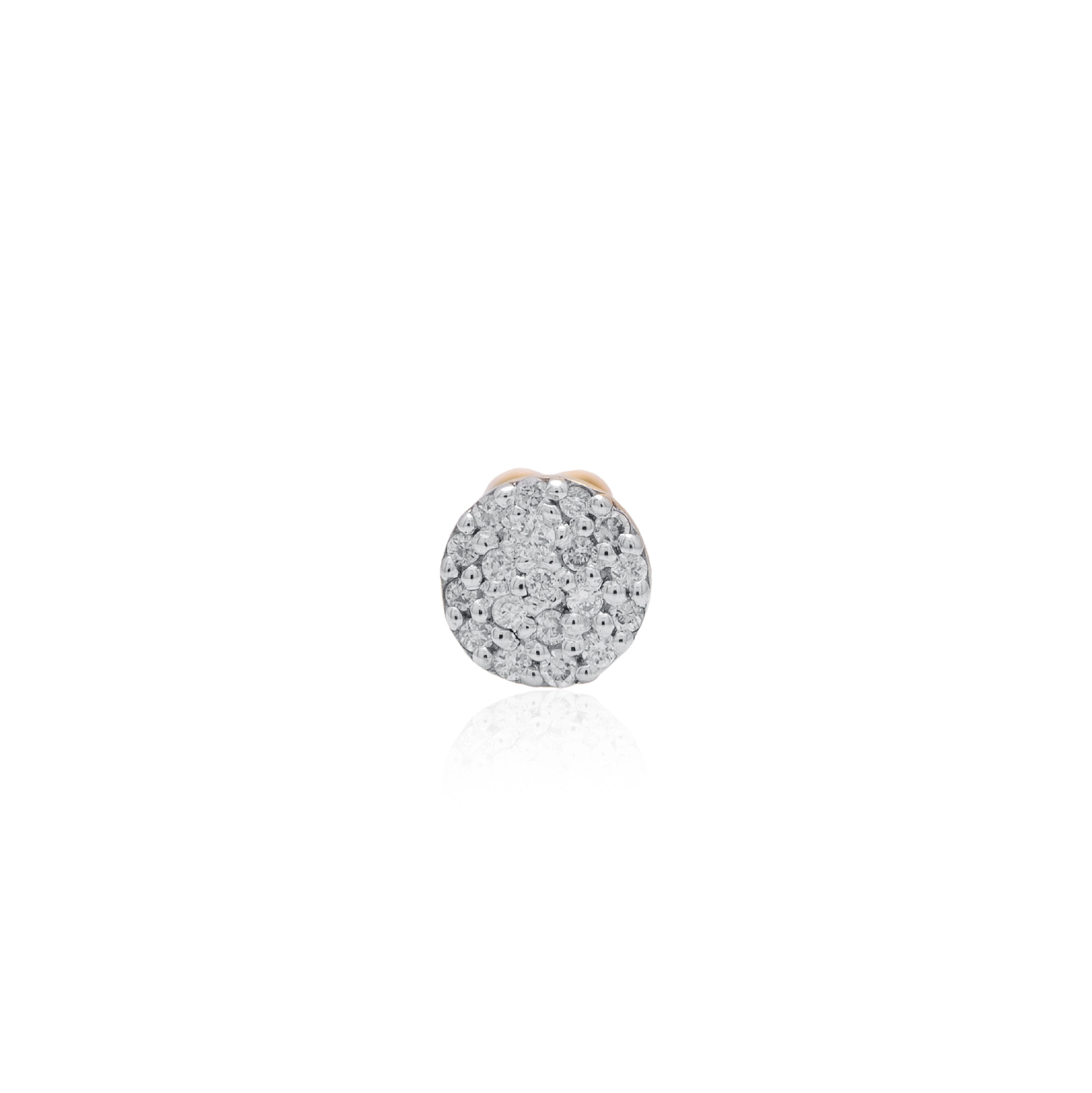 Yellow Gold Diamond Nose Pin - Image 2