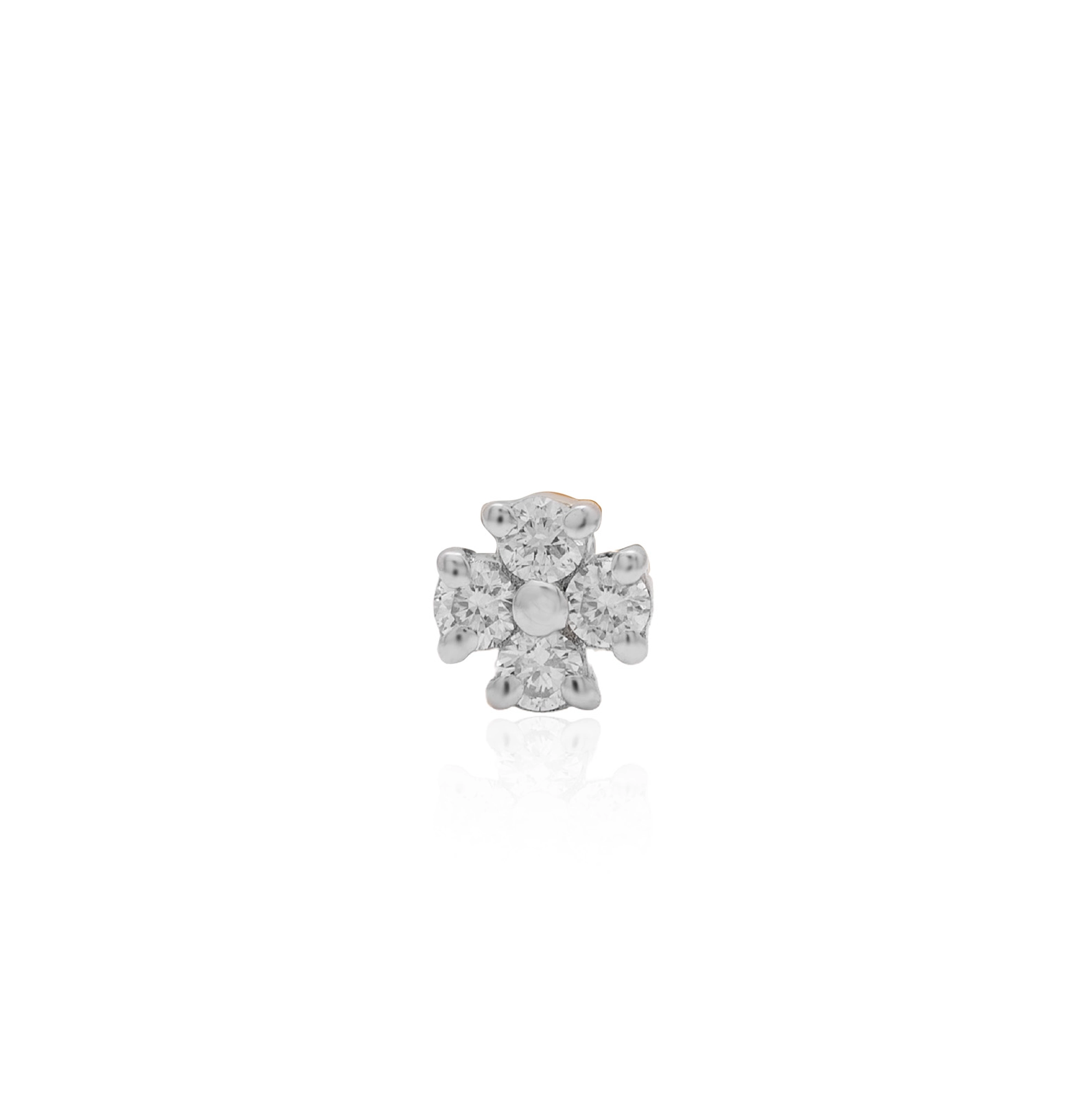 Yellow Gold Diamond Nose Pin - Image 2