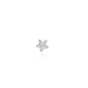 Yellow Gold Diamond Nose Pin