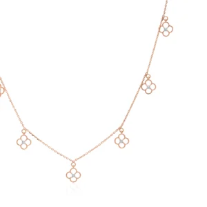 Rose Gold Diamond Necklace