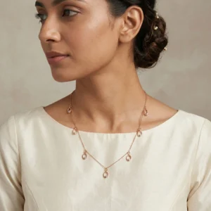 Rose Gold Diamond Necklace