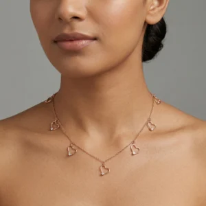 Rose Gold Diamond Necklace