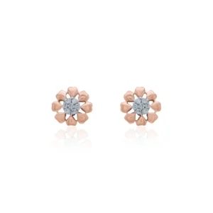Rose Gold Diamond Earring