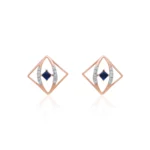 Rose Gold Diamond Earring