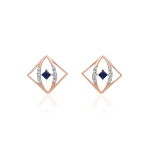 Rose Gold Diamond Earring